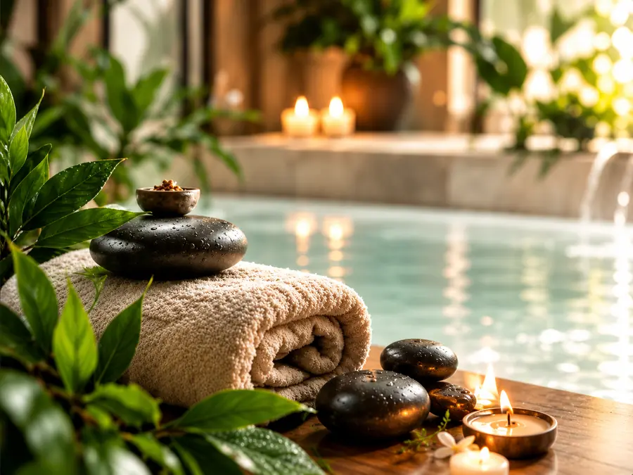Therapist giving a relaxing massage in a private room at Miyapur Wellness Spa